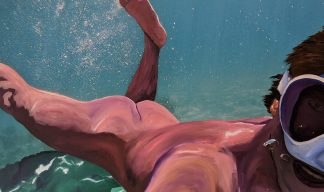 Dive In, 48" x 36"