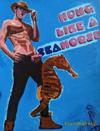 Hung like a Sea Horse 8.5"x11"